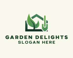 House Plant Shovel logo design