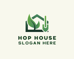 House Plant Shovel logo design