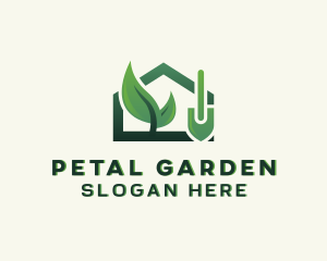 House Plant Shovel logo design