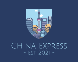 Shanghai China City logo