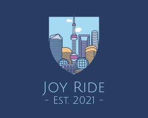 Shanghai China City logo design