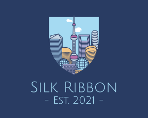 Shanghai China City logo design