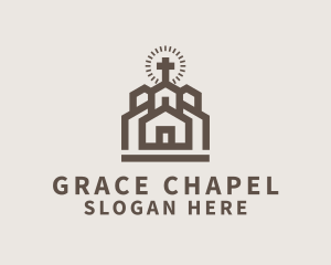 Building Chapel Cross logo design