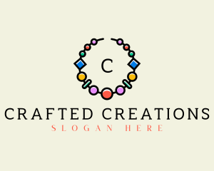 Beads Handmade Bracelet logo design