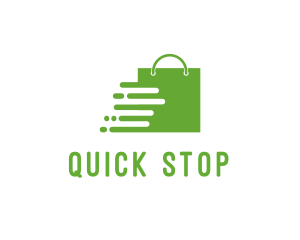 Fast Shopping Bag logo design