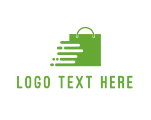 Handbag - Fast Shopping Bag logo design