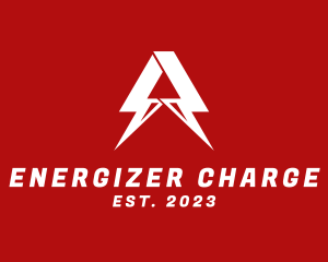 Charge Lightning Bolt  logo design