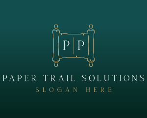 Parchment Paper Scroll logo