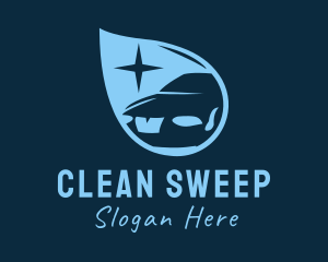 Droplet Vehicle Cleaning logo design