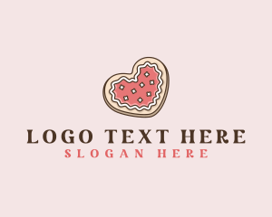 Bakery Heart Cookie logo