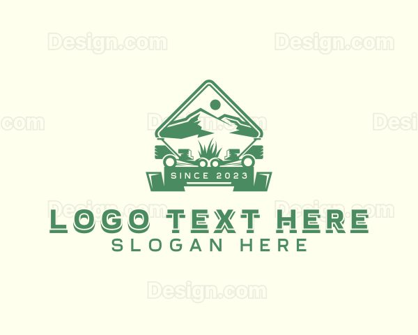 Mountain Lawn Mower Logo