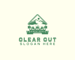 Mountain Lawn Mower logo design