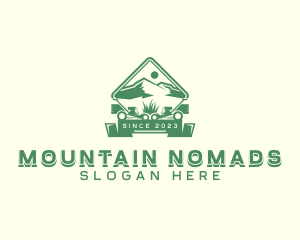 Mountain Lawn Mower logo design