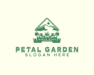 Mountain Lawn Mower logo design