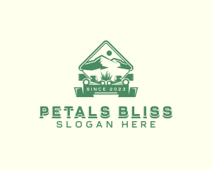 Mountain Lawn Mower logo design