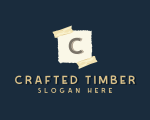 Scrapbook Paper Tape logo design