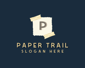 Scrapbook Paper Tape logo design