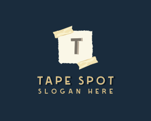 Scrapbook Paper Tape logo design