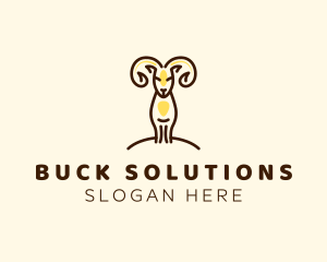 Goat Horn Farm  logo design