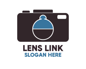 Camera Lens Cloche logo design