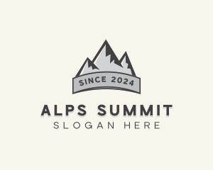 Outdoors Summit Mountaineering  logo design