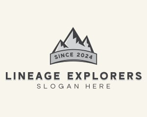 Outdoors Summit Mountaineering  logo design