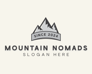 Outdoors Summit Mountaineering  logo design