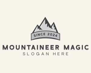 Outdoors Summit Mountaineering  logo design