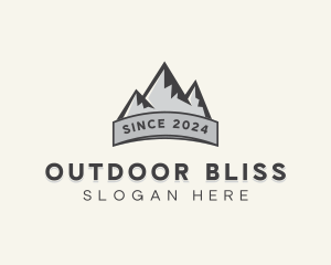 Outdoors Summit Mountaineering  logo design