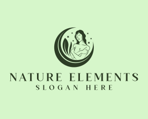 Natural Woman Beauty logo design