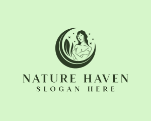 Natural Woman Beauty logo design