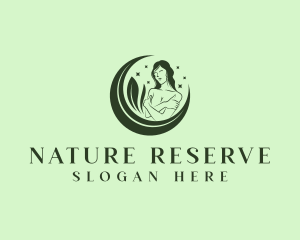 Natural Woman Beauty logo design