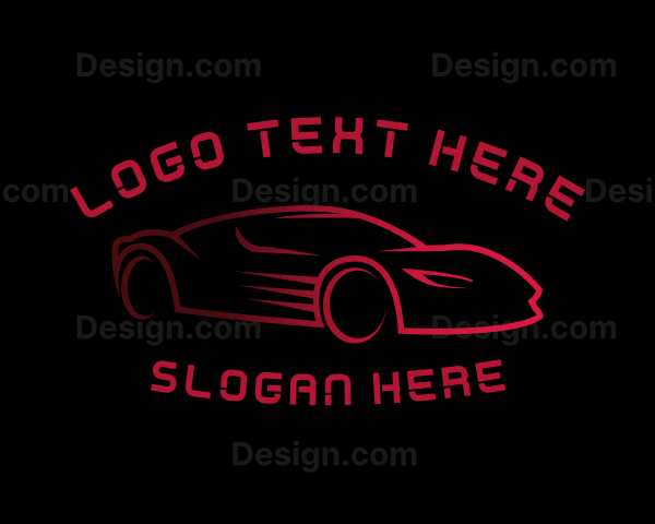 Racing Sports Car Logo