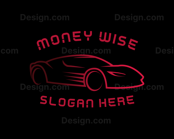 Racing Sports Car Logo