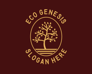 Gold Tree Eco Friendly logo design