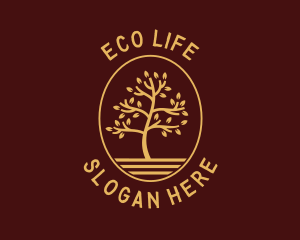 Gold Tree Eco Friendly logo design