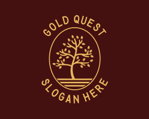 Gold Tree Eco Friendly logo design