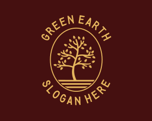 Gold Tree Eco Friendly logo design