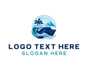 Cruise Ship Travel Destination logo