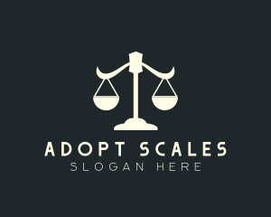 Scale Justice Attorney logo design