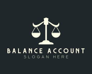 Scale Justice Attorney logo design