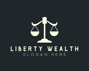 Scale Justice Attorney logo design