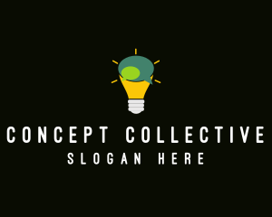 Lightbulb Idea Messaging  logo