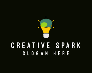 Lightbulb Idea Messaging  logo