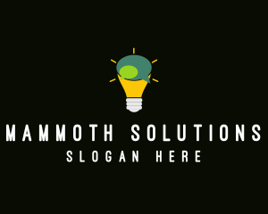 Lightbulb Idea Messaging  logo design