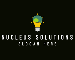 Lightbulb Idea Messaging  logo design