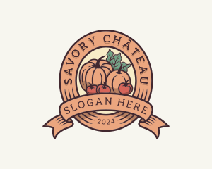 Organic Vegetable Farm logo design