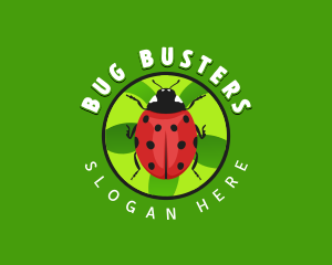 Lady Bug Insect logo