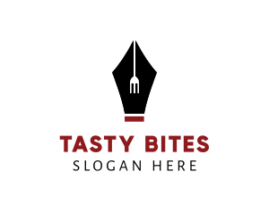 Food Critic Writer logo design