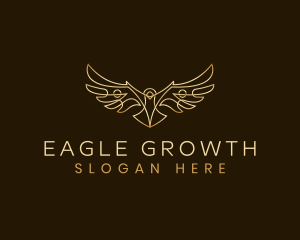 Luxury Eagle Bird logo design